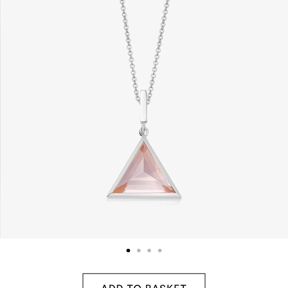 Rock and Raw Jewelry Jewelry - Rock + Raw Elegant Silver Necklace ROSE QUARTZ GUARDIAN PENDANT NECKLACE SILVER